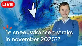 🔴 [LIVE] Stratosfeer verhoogt kansen op vroeg winterweer!