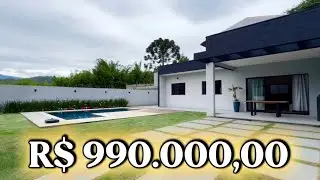Casa térrea estilo chácara a 700 metros da Fernão Dias em Atibaia/SP 