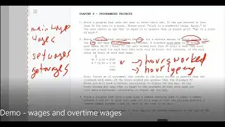 JAVA - Lesson #36 - Wages and Overtime Wages