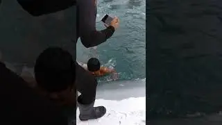 Back flip in Frozen River aka Chadar trek