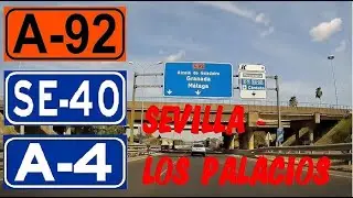 Las Autovías de Sevilla A-92 / SE-40 / A-4 , SEVILLE MOTORWAYS , Andalucía , España.