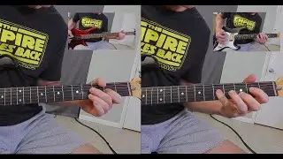 Sun And Steel_pre solo_twin harmony (left hand focus) (Iron Maiden cover)