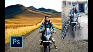 Photoshop Tutorial| Easy Photo Manipulation | Change Background | Add Shadow