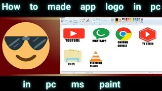 how to made app logos in pc ms paint