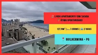 Apartamento com 3 dormit&oacute;rios &agrave; venda na Guilhermina em Praia Grande.