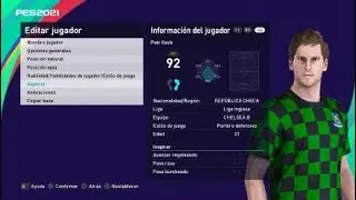 Como  crear  a Petr Cech  en  PES  2021  PS4.