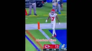 Patrick mahomes throws absolutel dime