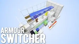 Minecraft: Slimeblock Multi Armour Stand Switcher!