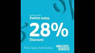 Electric Ireland Dual Fuel 28% Offer - Square