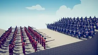100x MUSKETEER vs 100x MELEE UNITS in TABS - Totally Accurate Battle Simulator