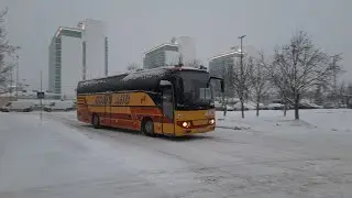 Osmo Aho 15 Volvo B10M Eagle 560 Oulun Linja-autoasemalla 5.12.2022