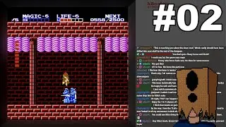 Zelda II: The Adventure of Link  VOD #02: (13/03/24): The Difficulty Ramps up [Strobe Warning]