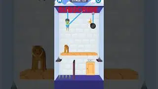 Mastering Stage 125: Rescue Cut Rope Puzzle Gameplay
