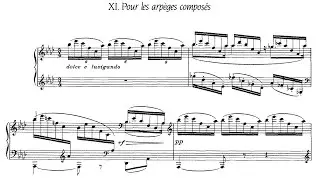 Debussy:  Étude 11 - Pour les arpèges composés (L 136) - Anthony di Bonaventura, 1975 CSQ 2074