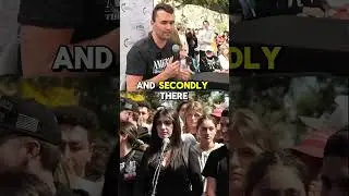 the ending is crazy 🔥 #heat #interview #debate #charliekirk #funny #heateddiscussion #heateddebate