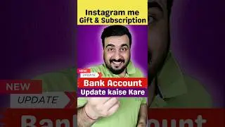 How to update Bank Account, How to add and update Bank Account on Instagram #bank #account