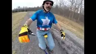DIY : 360 spinning helmet pole mount for GOPRO