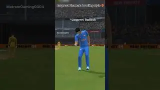 Jaspreet Bumrah bowling style🔥 Real Cricket 24 #shorts