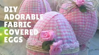 DiY Fabric Easter Eggs That Cost Pennies To Make