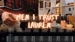 Lauren Men I Trust Сover / Guitar Tab / Lesson / Tutorial