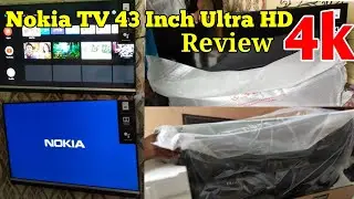 Nokia TV 43 Inch Ultra HD ( 4k) LED smart Android TV Unboxing & Installation Fully Setup Rewiew.