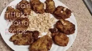 HOW TO MAKE PLANTAINS FRITTERS// KAAKRO RECIPE Ghanaian Street Snacks.