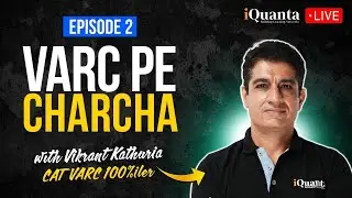 This Strategy helped me to score 100%ile in CAT VARC | VARC pe Charcha by Vikrant sir