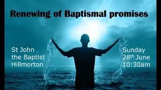 Baptism Renewal in Morning Worship