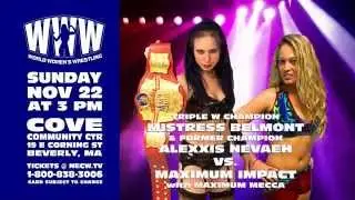 NECW Presents the Return of WORLD WOMEN'S WRESTLING!