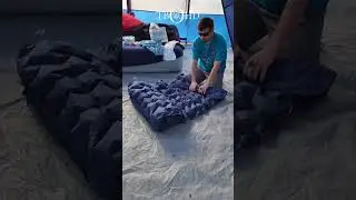 ⛺ Perfect Camping Companion: Thick Self Inflating Sleeping Mat#campinggear #outdooradventure