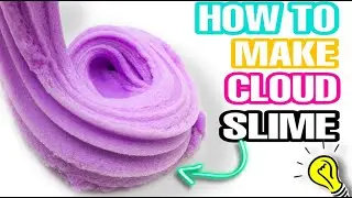 Cloud Slime😍How to make cloud slime without instant snow || Could slime with homemade snow