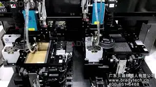 Brady automatic screw tightening machine SC-293L with guide rails to lock screws for smart phone