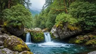 🌿 1 Hour of Relaxing Forest Ambience | River Flow & Birdsong for Deep Sleep, Study & Stress Relief