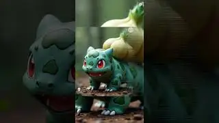 Realistic Bulbasaur | AI Animated Pok&eacute;mon Short | Chibi Nirmiti
