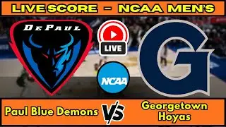 🔴 DePaul Blue Demons vs Georgetown Hoyas | NCAA Men&rsquo;s Basketball | Live Score Update Jan 6