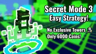Secret Mode 3 Solo Triumph - Minimalist Strategy | Voxel Defenders