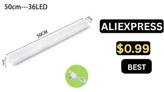 $0.99 Smart LED Motion Sensor Night Light Type C Rechargeable 2025 form Aliexpress