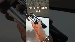 Affordable brushesfor makeup under 300 #makeup #glam #brush #review #budget #beginners