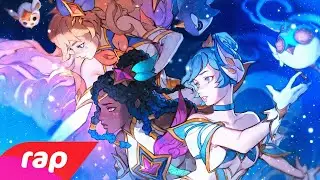 (INSTRUMENTAL)Rap das Guardiãs Estelares(League of Legends: Wild Rift) - GAROTAS MÁGICAS | NERD HITS