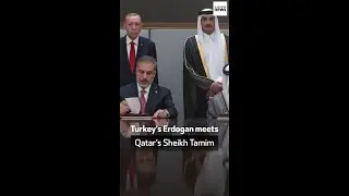 Turkey&rsquo;s Erdogan meets Qatar&rsquo;s Sheikh Tamim on second leg of Gulf trip