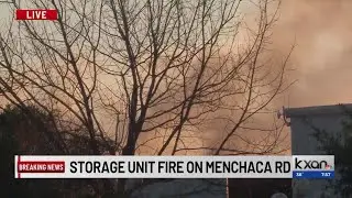 South Austin storage unit fire causing major traffic delays on Menchaca Road, FM 1626