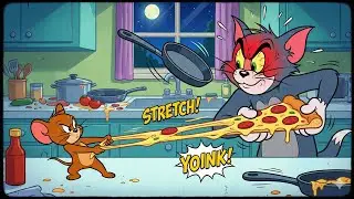 Tom vs Jerry: The Late Night Pizza War 🍕😂