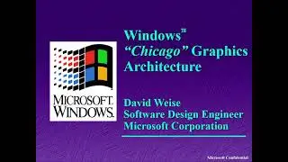 [SLIDES] PDC 1993 - Windows 