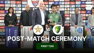 Post-Match Ceremony | Pakistan vs Australia | Match 01 | T20I Series 2026 | PCB | M9E13