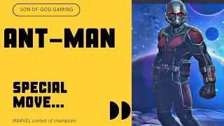 ANT MAN | SPECIAL MOVE | MARVEL contest of champions | SoN of GoD GAMING...
