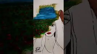 Acrylic minimalistic art #woman #powerofwoman #minimalistic #artforsale