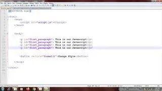 32. JAVASCRIPT TUTORIAL - Change element by class name