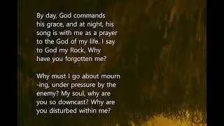 I offer ten thousand burnt offerings night and day; tears are food; yet the powers of evil mock me.