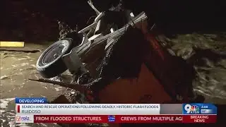 Search, rescue operations following deadly, historic flooding in Ruidoso