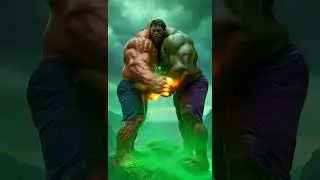 Ai Superhero Fusion Hulk The Thing #fusion #hybrid #ai #marvel  #hulk #fantasticfour  #shorts